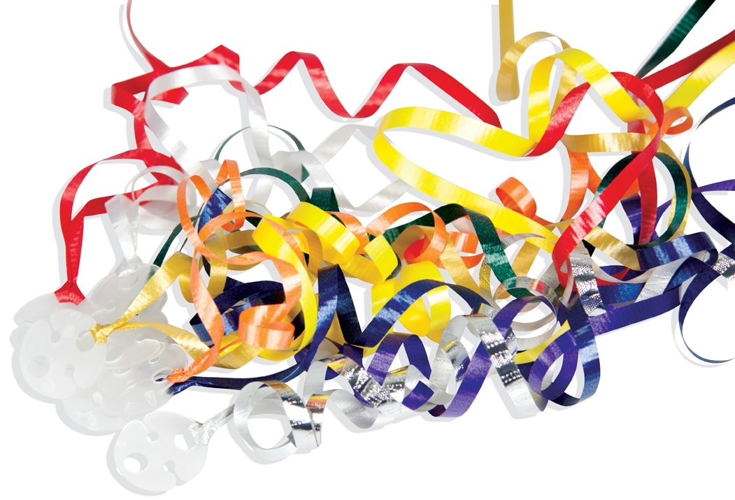 Ribbon and Seals Foil reusable balloons<br />