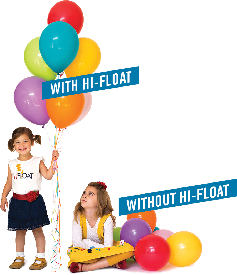ultra-hi-float Foil reusable balloons<br />